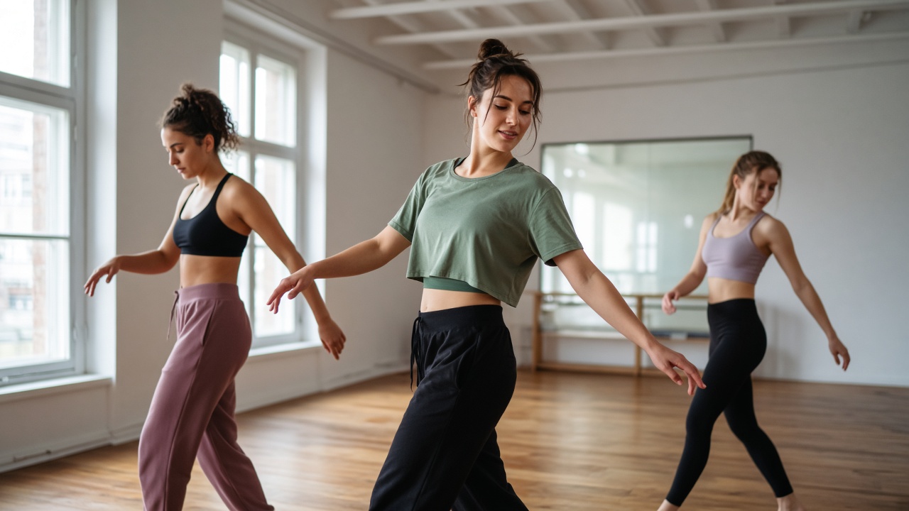 Dansles in de studio van Aanbodgolf